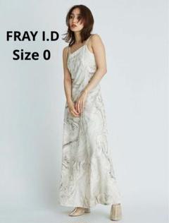 FRAY I.D アシメサテンキャミワンピース ベージュ size 0 夏