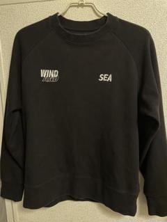 win and sea ブラック スウェット Ｌ WIND AND SEA SEA (Full) Crew Neck 