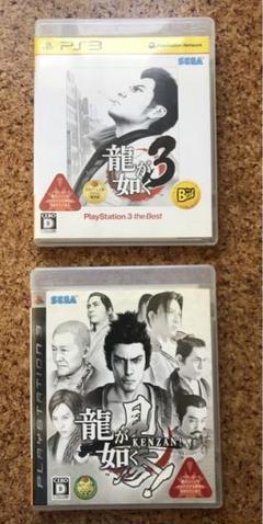 美品！龍が如く4本セット⭐︎PS3 龍が如く3、4、5、見参