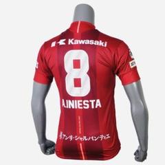 アシックス ヴィッセル神戸 2018 レプリカユニフォーム #8 イニエスタ アシックス ヴィッセル神戸 2018 レプリカユニフォーム #8