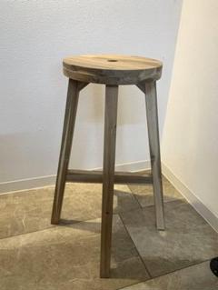 【新品・未使用】スコグスタ SKOGSTA スツール　45cm 美品 イケア IKEA SKOGSTA スコグスタ スツール 直径28cm 高さ