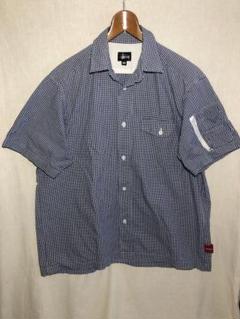 90s OLD STUSSY ステューシー ギンガムチェック シャツ USA製M