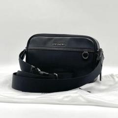 コーチ グラハム シグネチャー ショルダーバッグ ボディバッグ ロゴ 金具 黒 新品 COACH ボディバッグ グラハム ブラック コーチ