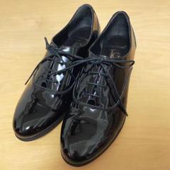 最終値下　美品　luca grossi　レースアップシューズ　エナメル　35 ルカ グロッシ Luca Grossi エナメルレースアップシューズ