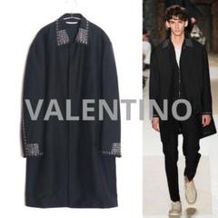 VALENTINO ヴァレンティノ ステンカラーコート 青 4602624G0021 2025年最新】ヴァレンティノ メンズ ステンカラーコートの人気