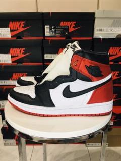 新品 JORDAN1 RETRO HIGH OG Satin Black Toe