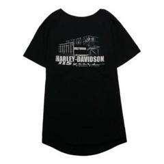 【希少】古着 ハーレーダビッドソン 両面プリント Tシャツ ブラック