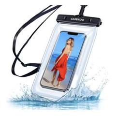 CASEKOO スマホ防水ケース 完全防水 クリア 顔認証 最大6.7インチ