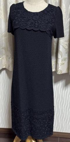 TO BE CHIC トゥービーシック　紺　ワンピース　日本製　新品