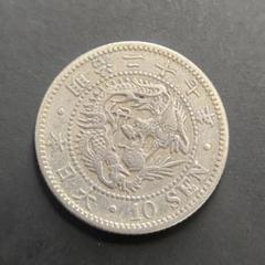 57.　日本　明治19年　後期　小型　ギザ　217線　一圓　銀貨　貨幣　古銭 Yahoo!オークション -「明治19年1円銀貨」の落札相場・落札価格