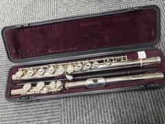【希少美品】YAMAHA フルート Eメカニズム付 ハードケース付き管楽器ヤマハ YAMAHA YFL-897DH フルート 総銀製 インラインリングキイ E