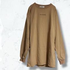2348＊ニコロン＊長袖Tシャツ ベージュ F プリント スヌーピー キャラ