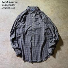 Ralph Lauren L/S plaid shirtミニチェック古着CBOY