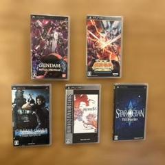 PSP 人気ゲームソフト5本セット　プレイステーションポータブル　初期動作確認済