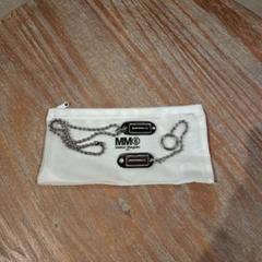 【新品未開封・送料無料】 MM6 ブレスレット ネックレス ドッグタグ Margiela Maison アクセサリー