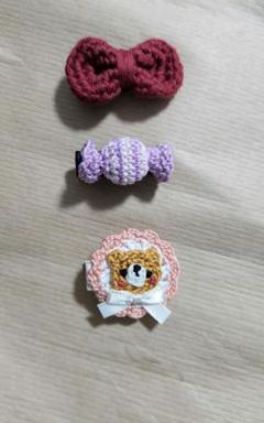 3️⃣　　ベビーヘアクリップ