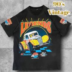 【90’s US古着】LEGENDS cars レジェンドカー　フェードTシャツ