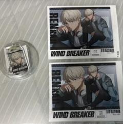 WIND BREAKER ラベル缶 アクリルキーホルダー 梶蓮 ウィンブレ