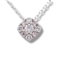 ポンテヴェキオ ダイヤ 0.1ct ネックレス プラチナ Pt 3502のサムネイル