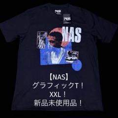 【NAS】新品未使用品！タグ付き！ヒップホップグラフィックTシャツ ブラック