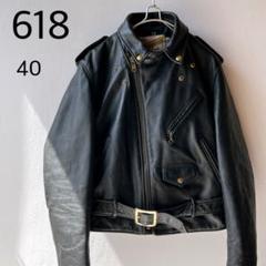 Schott　618　40ダブルライダース　バイカータグ　L 金ボタン　訳あり Schott 618 40ダブルライダース バイカータグ L 金ボタン 訳あり