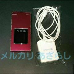 ‎かんたん携帯9 505SH ソフトバンク ガラホ レッド SiMロック不明