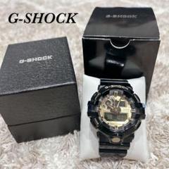 美品CASIO G-SHOCK 5522 GA-710GB ブラック ゴールドのサムネイル