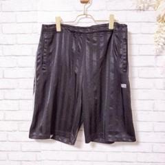 【美品】トラックパンツ ハーフ ジャージ 黒白 ユニセックス Free W80