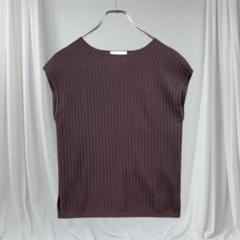 プラステ ノースリーブ リブニットトップス Sサイズ 上品 きれいめ シンプル