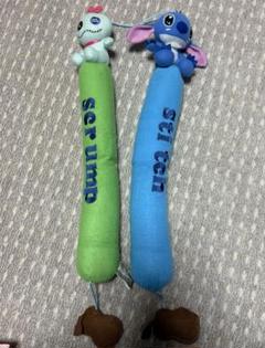 スティッチ & スクランプ ぬいぐるみ付　ブーツキーパー　ほとんど使用感無し。 スティッチ スクランプ ブーツキーパー - メルカリ