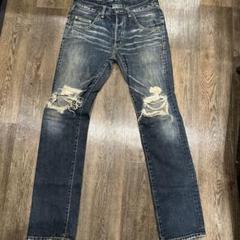 RUDE GALLERY　チバユウスケ着用　ダメージ加工 デニムジャケット RUDE GALLERY チバユウスケ着用 ダメージ加工 デニムジャケット