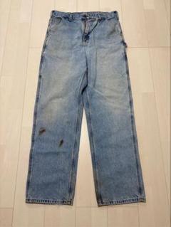 Carhartt デニム　RN＃14806　サイドポケット　34×34