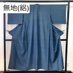 小紋/紗 ］正絹黒水色草花普夏物街着薄物夏物盛夏