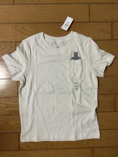ホワイト Tシャツ 110cm ポケット付き