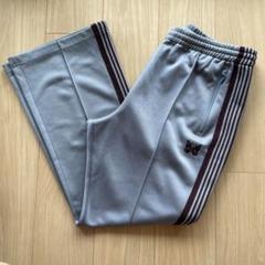 【けん】Needles ブーツカット サックスブルー　Mサイズ ブーツカット サックスブルー needles トラックパンツ - メルカリ