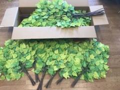 造花中古／青葉大枝40本 小枝50本