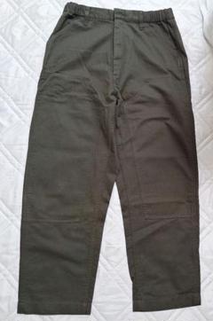 ○　美品　UNIQLO+J　カーキ　パンツ　S　綿100%