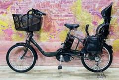 K2067 [大容量13.2Ah]電動自転車パナソニック子供乗せ 20インチ 電動自転車 パナソニック ギュットアニーズ 20インチ カーキ