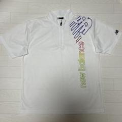 New Balance ジッパー ポロシャツ スポーツウェア Lサイズ ゴルフ