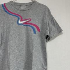 レア Old NIKE ナイキ スウォッシュ ロゴ Tシャツ ビンテージ Y2K