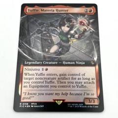 mtg マテリアハンター、ユフィ 日本語 拡張アート FOIL ff マジック FOIL/拡張アート版】マジックザギャザリング FIC JP 0158