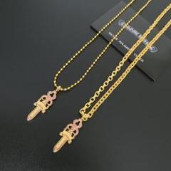24k 24金 剣型ペンダント ネックレス