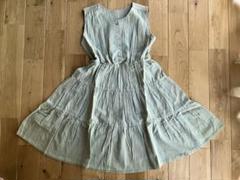 新品 女の子 キッズ RIO ノースリーブワンピース グリーン 130センチ