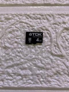 TDK MicroSDメモリーカード 4GB
