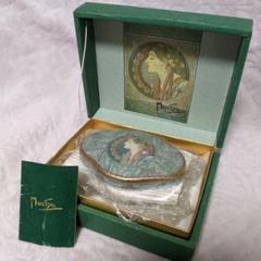 未使用　希少品　桃山陶器　アルフォンス　ミュシャ　コラボ　小物入れ
