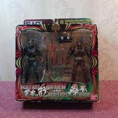 仮面ライダー響鬼紅＆轟 フィギュアセット Jidan Toys world | 響鬼紅－＞装甲響鬼 変身中 #shfiguarts