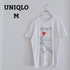 ユニクロ　UT　Tシャツ　プリント　半袖　綿100　ジェンダーレス　薄手　Ｍ