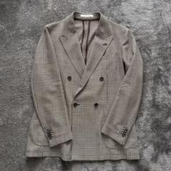 TAGLIATORE チェック柄 ダブルブレストジャケット サイズ 48 TAGLIATORE チェック柄 ダブルブレストジャケット サイズ 48