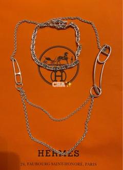 パンク　【国内エルメス購入】　ロングネックレス　シェーヌダンクル　パンク