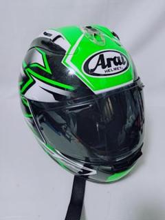 Arai RX7X ヘルメット ゴースト GHOST グリーンXL